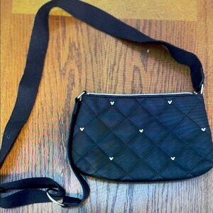 Black Quilted Crossbody Bag